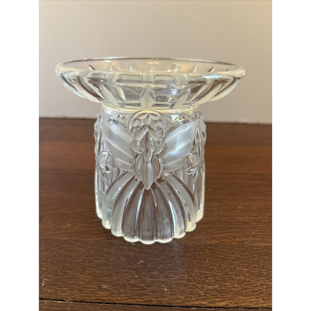 Gorham "Angel of‎ Peace" Crystal Candle Holder